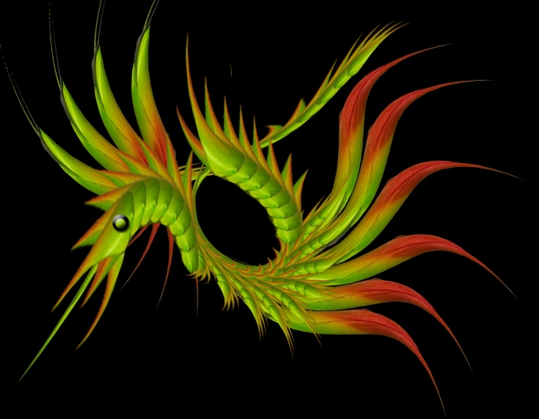 Creation of Flowerdragon: Step 4
